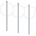 Aluminum Stake w/ Foam Tape and Cap (36")